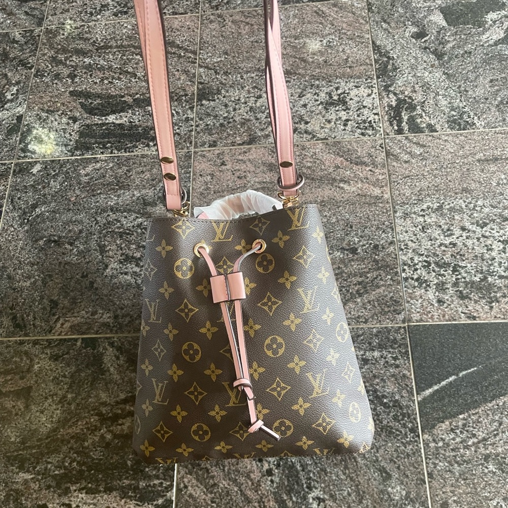 FASHION Louis Vuitton Monogram Brown and Pink Shoulder Bag - Picture 5 of 17